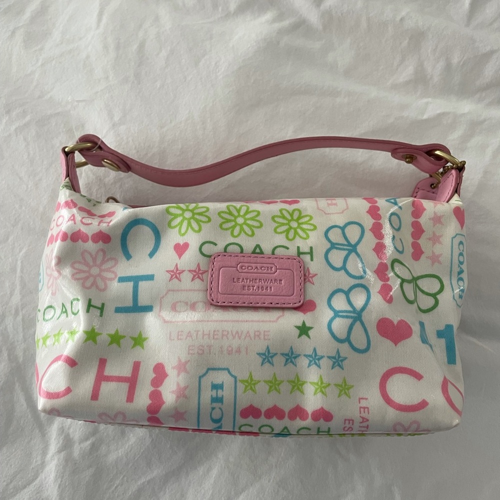 Coach multicolor purse